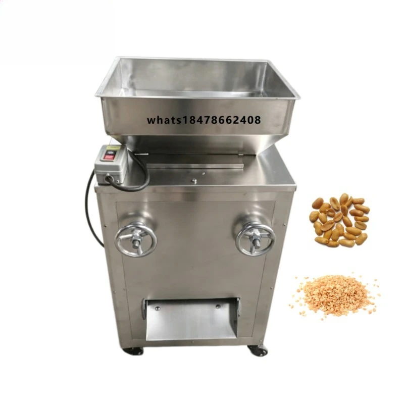 Automatic Nut Chopping Machine Commercial Nut Crushing Machine Peanut Chopper for Macadamia Hazelnut Almond Cutting Machine