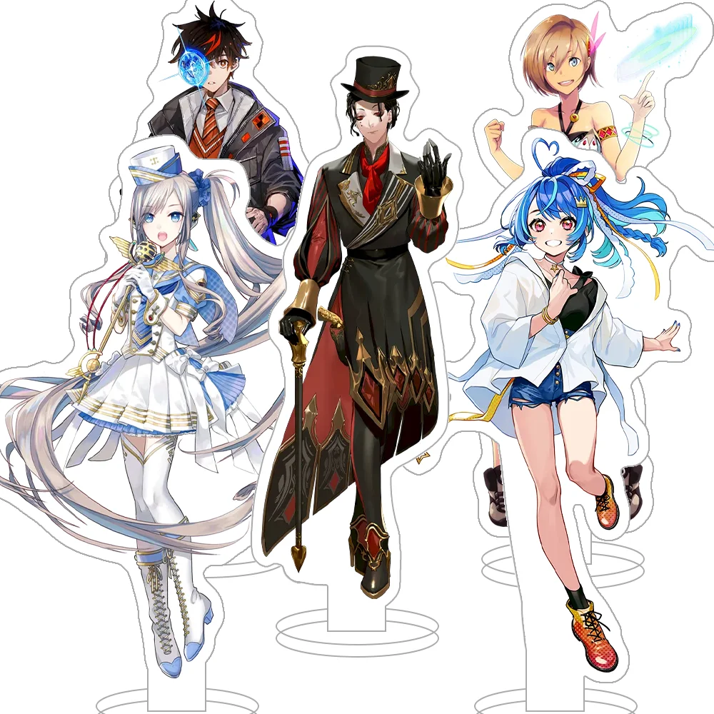 CHUNITHM Rinne Ruko Araba Kurehito Misaki Seito Maizono Soramachi Meme Akiyama Shizuku soporte acrílico decoración de escritorio productos de anime