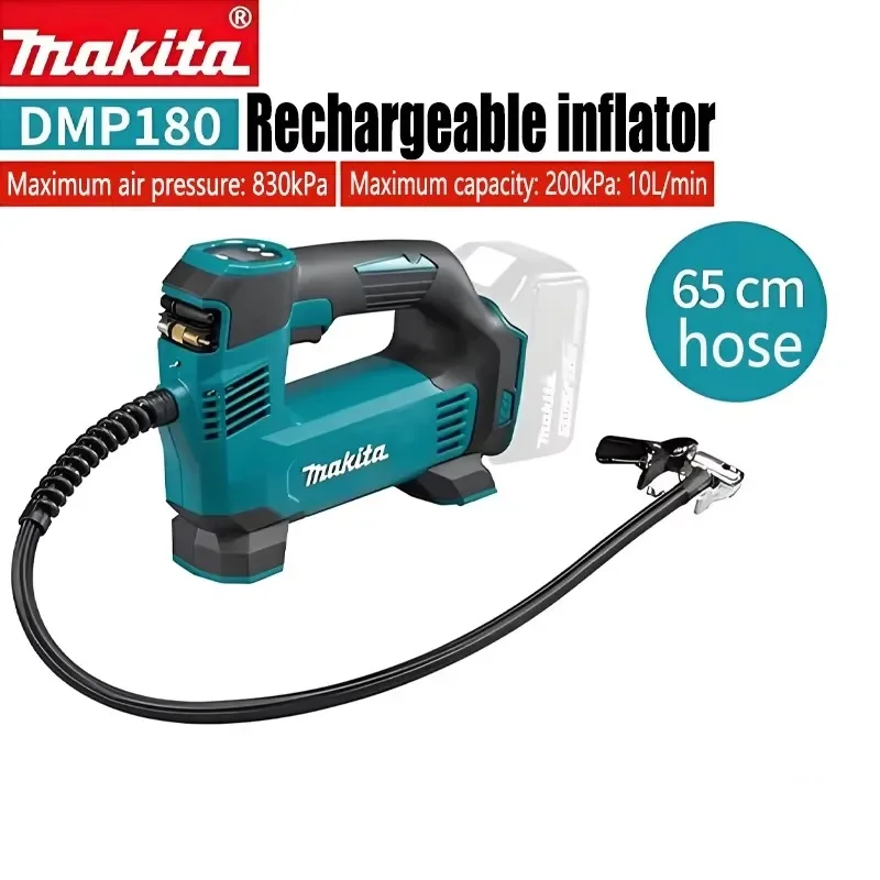 Cordless For MAKITA Air Tool Portable Motorcycle Bare DMP180 Inflator 18V Inflator Inflator Electric Car Lithium-Ion Pump Tyre