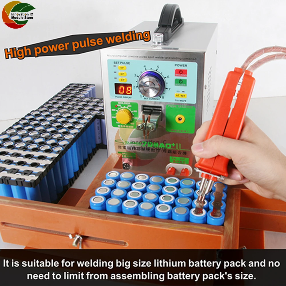 High Power Spot Welding Pen HB-70B 1900W Adjustable Universal Welding Pen Lithium Battery 18650 Battery Spot Welding Machine