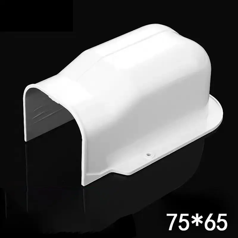 Hochfeste 75*65mm PVC-Klimaanlagen-Leitungsschutzkappe, Kupplungs-Endkappe, Flachbogenkappe für den langfristigen Einsatz im Freien – Detail 9