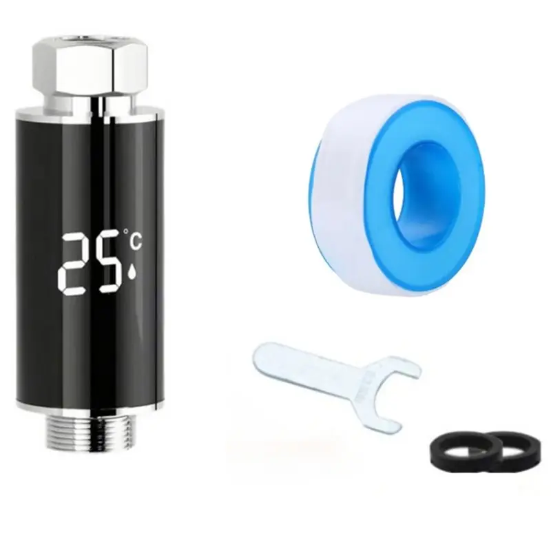 

Электрический водонагреватель ELEG-Digital для душа и гидромассажной ванны с термометром и LED-дисплеем