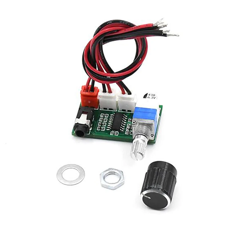 PAM8403 moduł płytki cyfrowego wzmacniacza mocy z pokrętłem głośności podwójne kanały wejście AUX 2*3W DC 5V płyta wzmacniacza