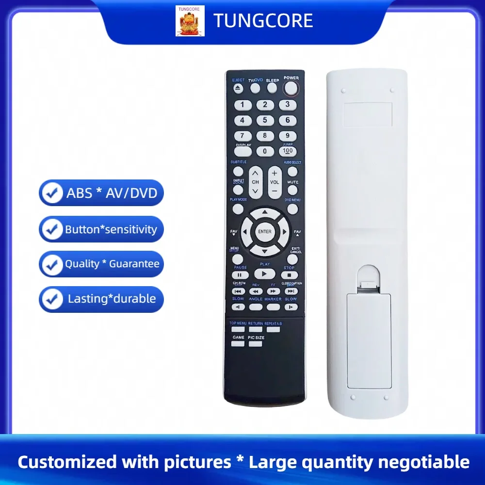 New Remote Control For Toshiba Hi-Fi VCR DVD Video Recorder Player D-VR600 D-VR600KU D-VF4XS D-VR6 D-VR6KC D-VR4XSU