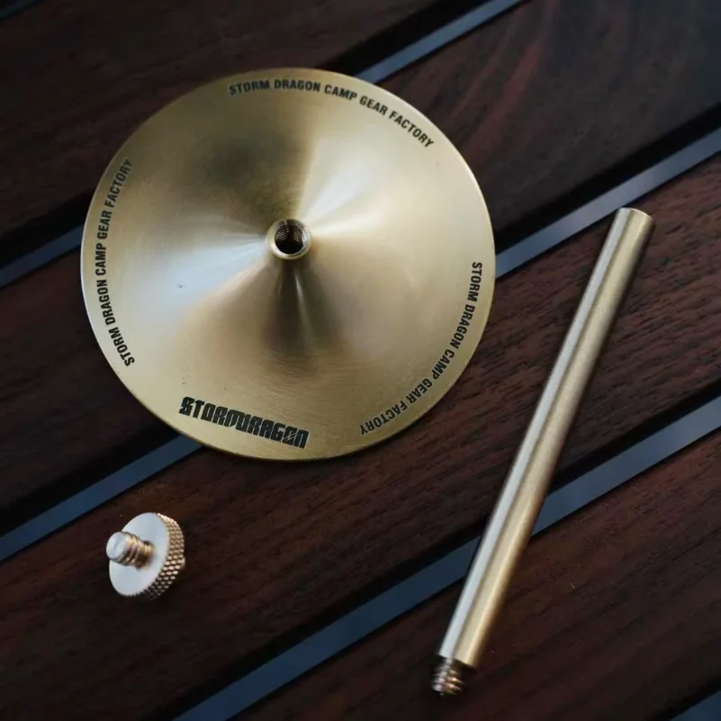 Multifunctional Brass Camping Lamp Holder-1/4