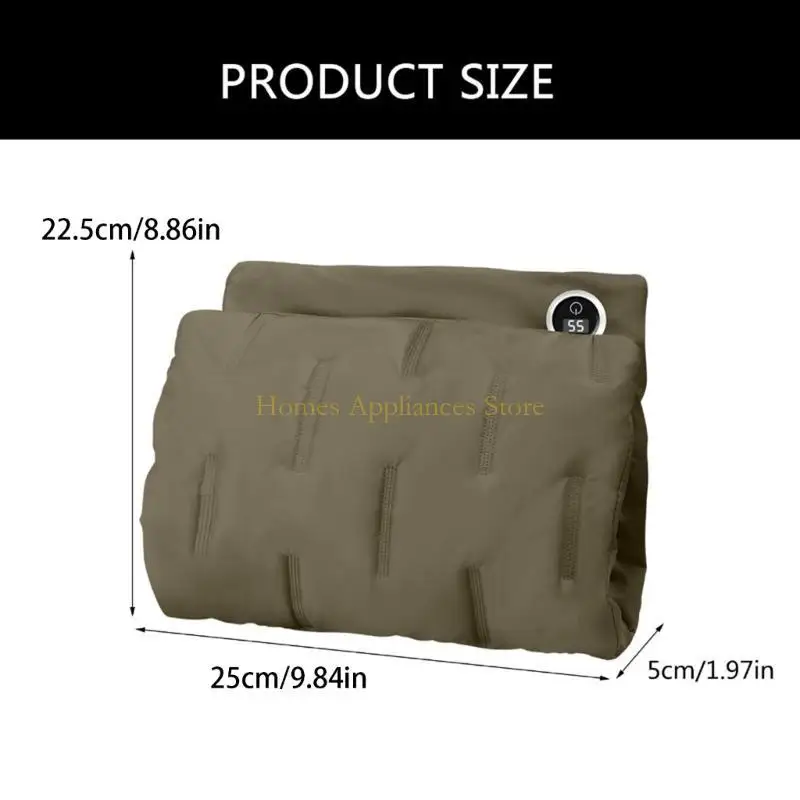 حقيبة دافئة يد D0AB الكهربائية مع تقنية التدفئة السريعة USB محمولة حقيبة ساخنة للنساء والأطفال في الطقس البارد