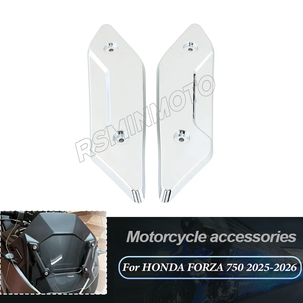 Motorcycle Accessories Fixed Decorative Cover Plate Windshield Cover Plate ABS Plastic For HONDA FORZA 750 FORZA750 2025-2026