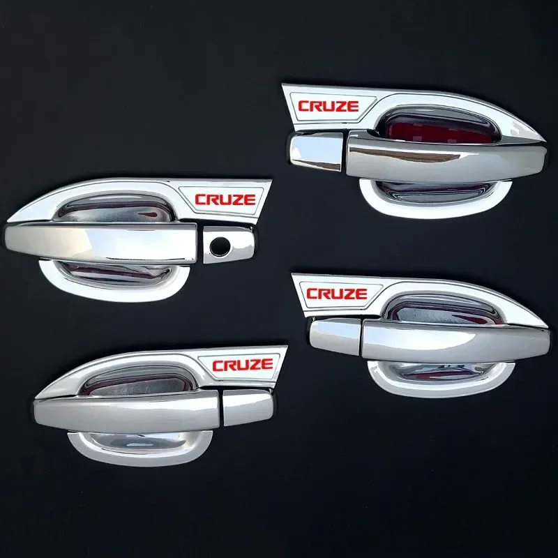 For Chevrolet Cruze 2009-2015 ABS Chrome door bowl handle decorative stickers anti-scratch protection car accessories