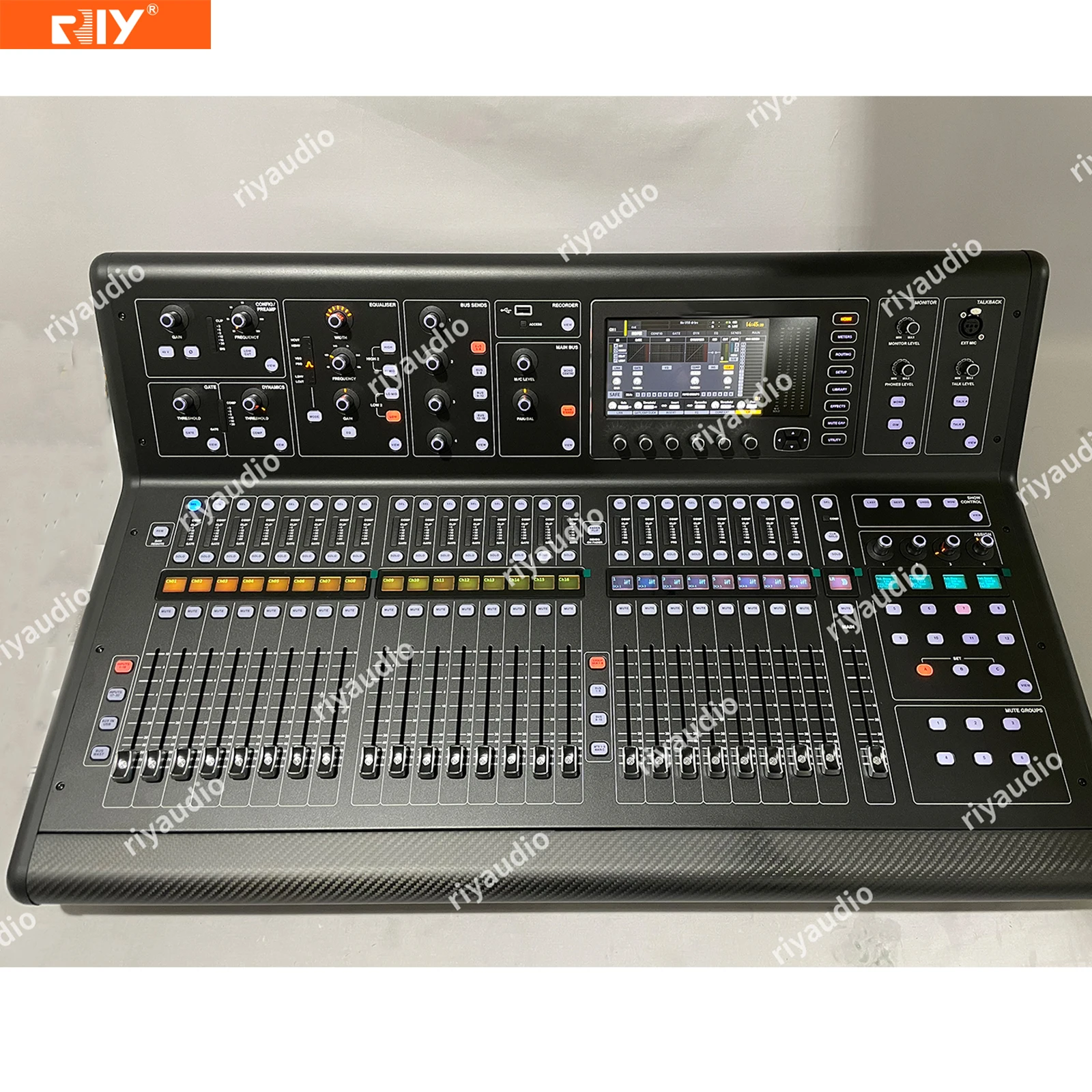 32 Channels Console Mixer Digital Audio Console Mixer Professional Stage Sound and Audio Equipment for Live Events