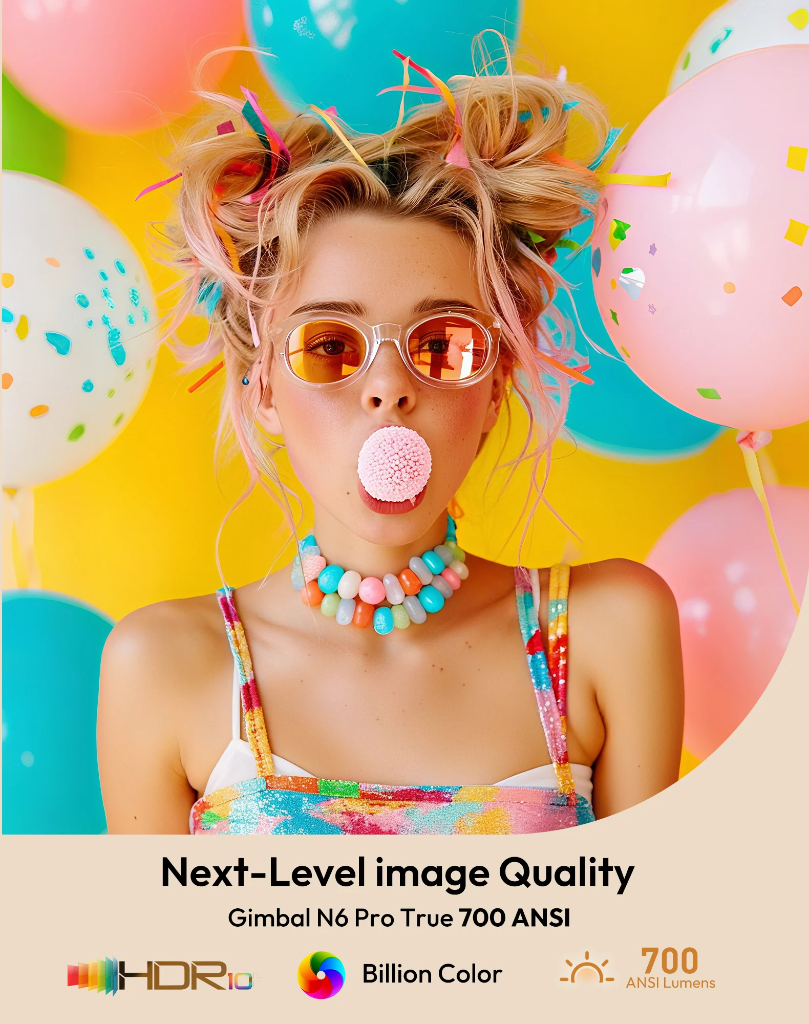 XGODY N6 Pro Netflix Officially 4K Projector 28000 Lumens Voice Control Smart Android TV Whale OS 32GB ROM Outdoor Home Theater