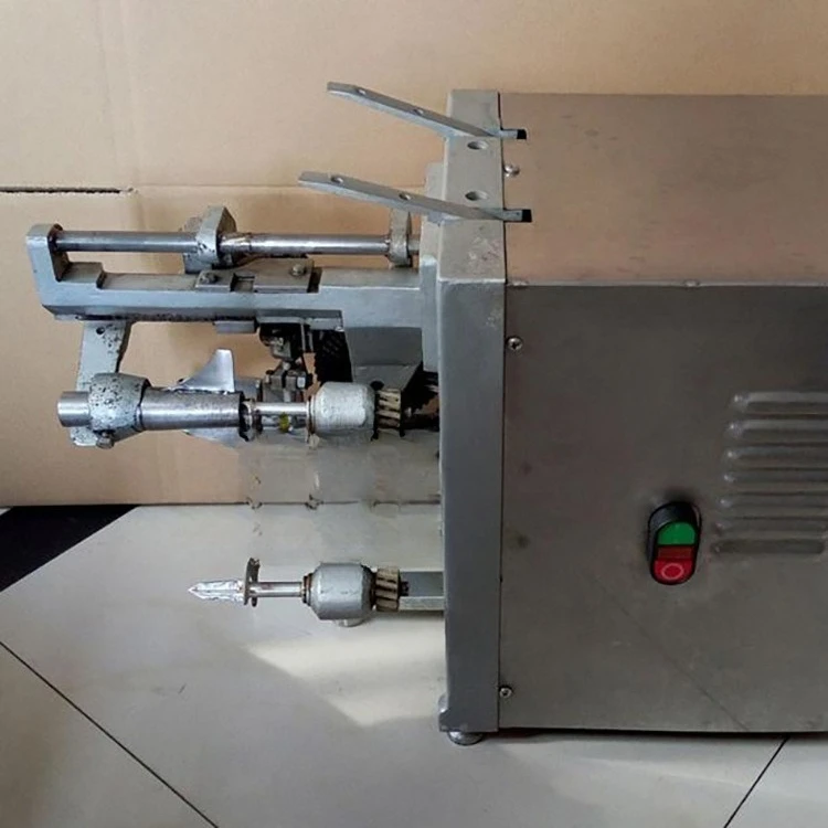 Large industrial commercial apple peeling, flap cutting and core poking machine