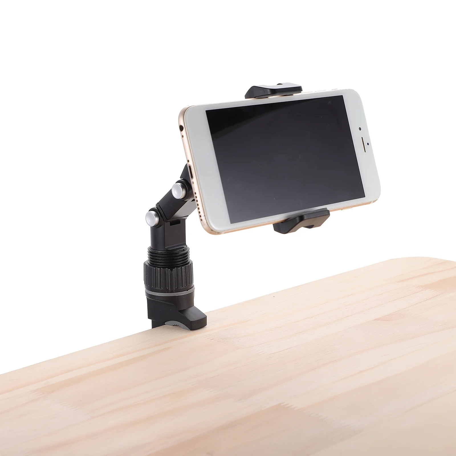 1 Juego de soporte para teléfono de guitarra y músico, soporte de Clip de plástico ajustable, rotación de 360 grados para puntuación de teléfono móvil