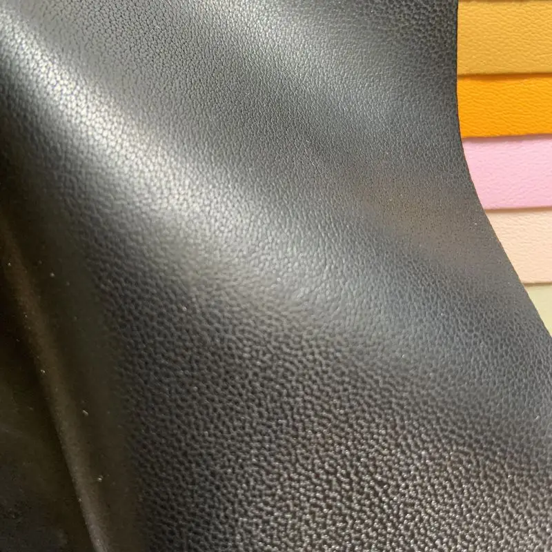 Ultra Soft Imitation Sheep Skin Elastic Synthetic Pu Garment Leather Fabric Materials