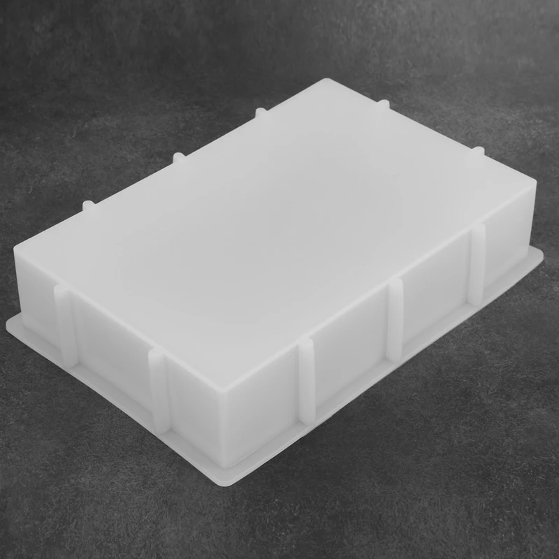 Moldes de silicona rectangulares para fundición de resina, moldes de resina epoxi grandes para Preservación de flores, manualidades de resina