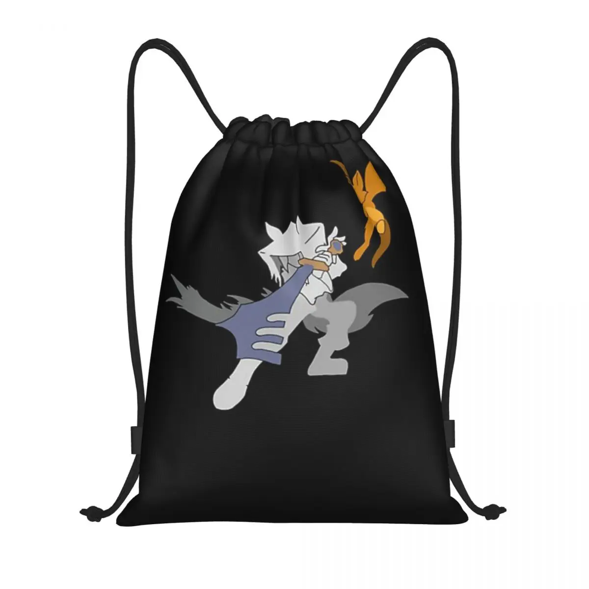 Dust An Elysian Tail Drawstring Back Pack Bag Travel Storage Package Teenagers Beach Tote Bag School Sport Shoe Bag Portable