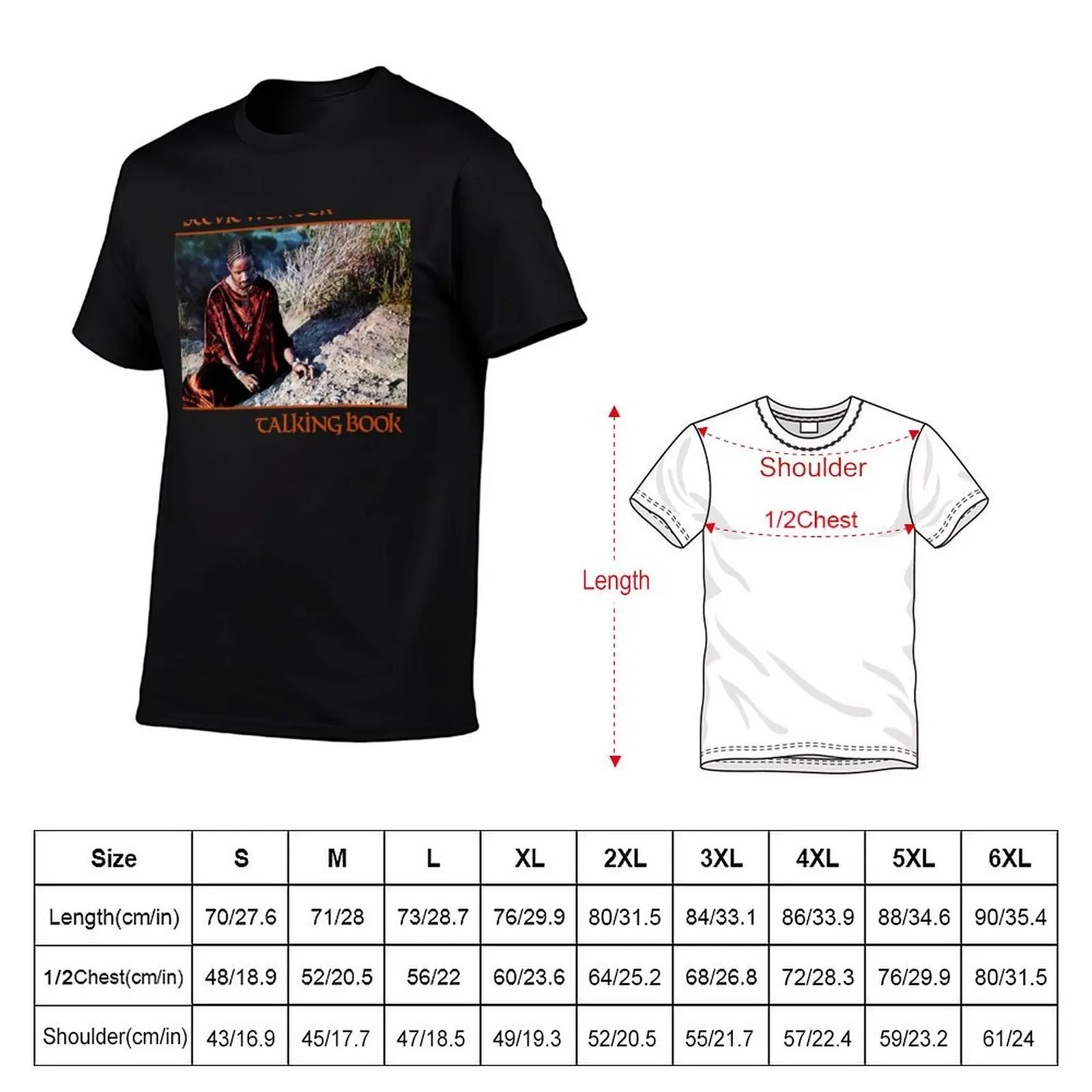 Stevie Wonder T-Shirt t shirts for man slim fit t shirts for man graphic vintage T-Shirt
