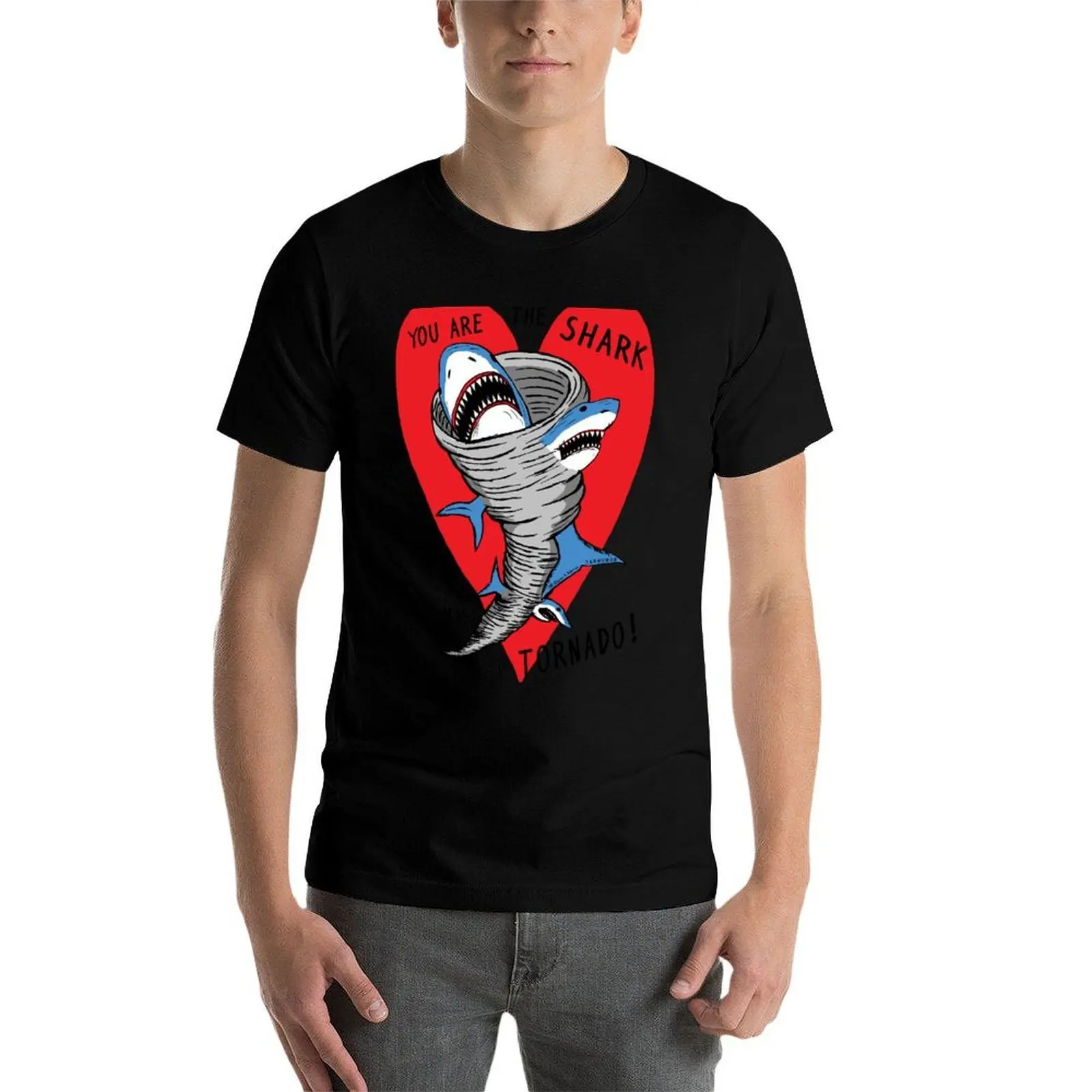 Shark To My Tornado T-Shirt Lightweight Gym Training T-Shirt view 4