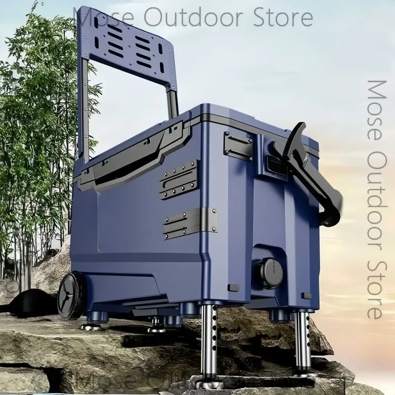 Multifunctional Fishing Tool Box Outdoor Tactical Gear Organizer With Backrest Live Fish Storage Portable Tackle Box For Camping