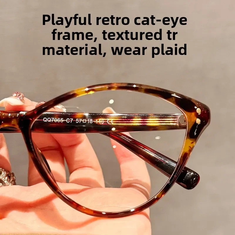SUSZ Personalized Eyeglasses Metal Reading Glasses Oval Women High Quality Anti Blue Light Customization Prescription Glasses