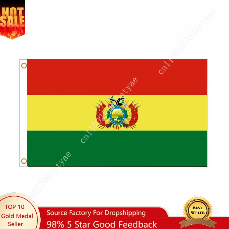 

Bolivia Flag Bolivia National Flags Wall decoration Sign Banner Poster For Outdoor indoor 90x150cm Plurinational State of Boliv