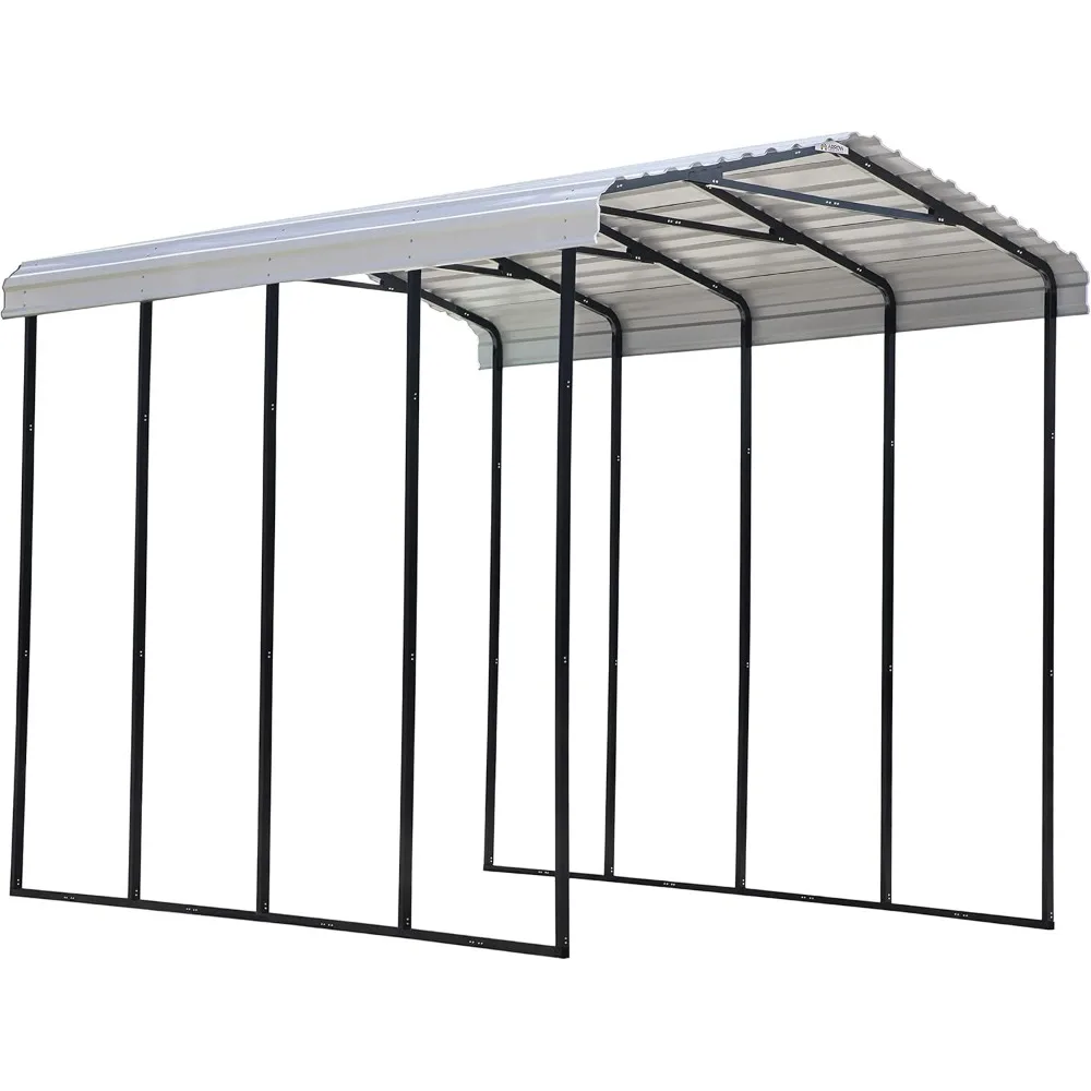 14x20x14 FT RV Metal Carport, Carports Galvanized Steel Carport, RV Metal Carport Kit, 14' X 20' X 14', Eggshell Carports