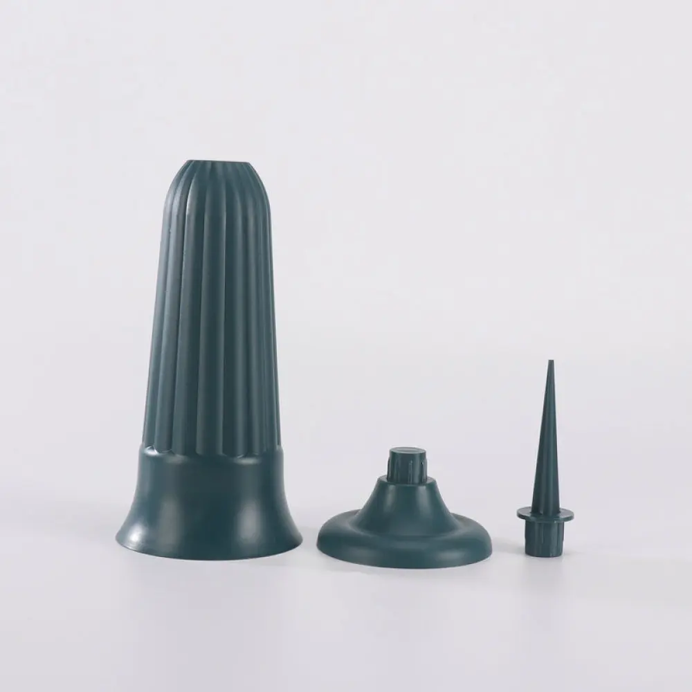 Waterproof Plastic Grave Vase Memorial Flower Pot Stable Holder Design For Cemetery Tributes Home Table Indoor Garden Planter
