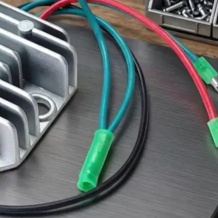 Voltage Regulator 6H0-81960-00 For 50HP Out/board Motor For Stabilizer With Heat Sink Gray Electrical Component