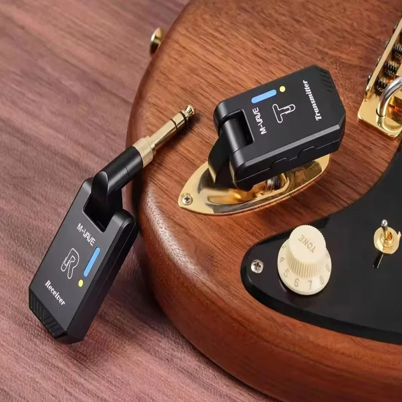 M Vave Wireless Guitar Transmitter Receiver 5 8g Audio Transmission System WS13 With Portable Charging Case For Musical view 6