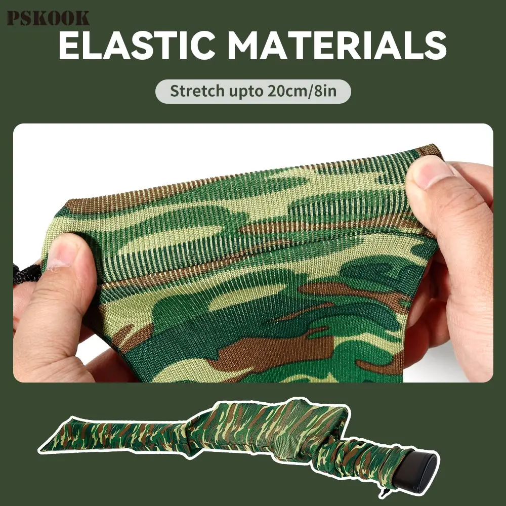 140x10cm Dustproof Rifle Sock, Tactical Outdoor Gun Sleeve for Rifle/Shotgun, Wear-Resistant Gun Storage & Cleaning Bag