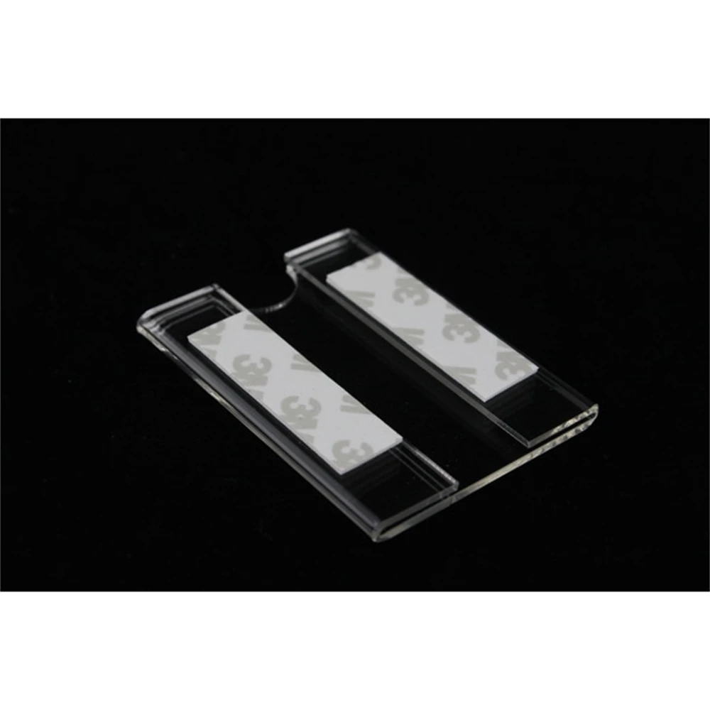 10*15cm 20pcs 2mm Adhesive Wall Shelf Sign Cover Frame Acrylic Lable Holder Price Tag Name Card Label Frame