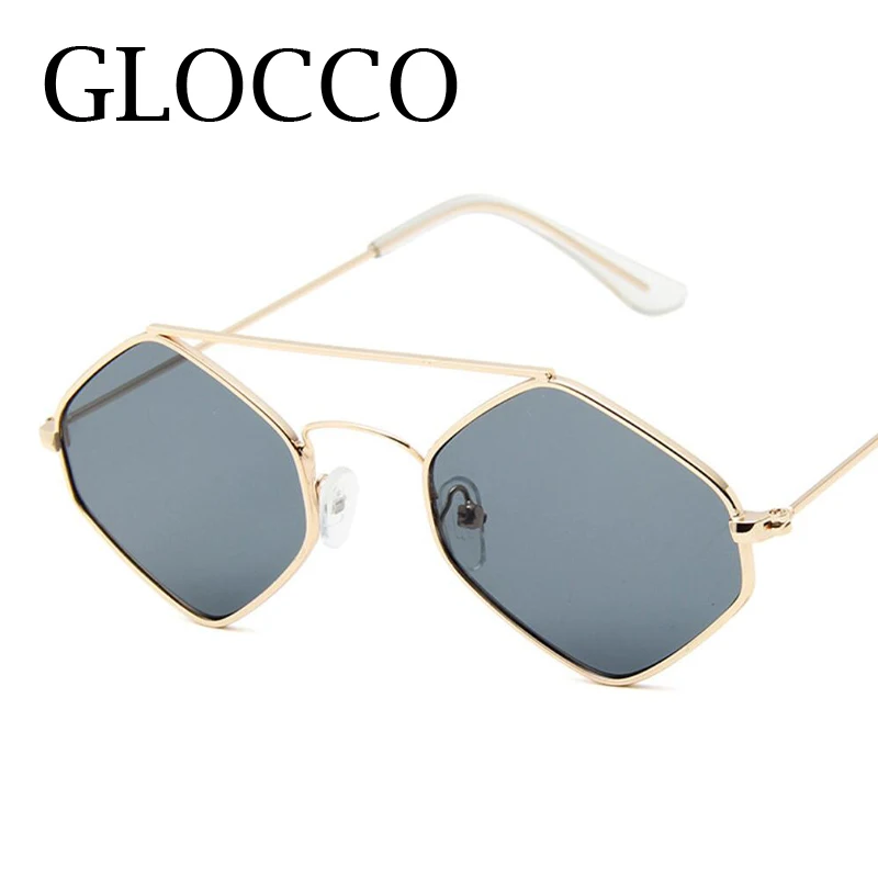 نظارات شمسية مربعة صغيرة بإطار معدني عتيق للرجال والنساء ، حماية UV400 ، نظارات محب المعين ، UV400 ، خمر