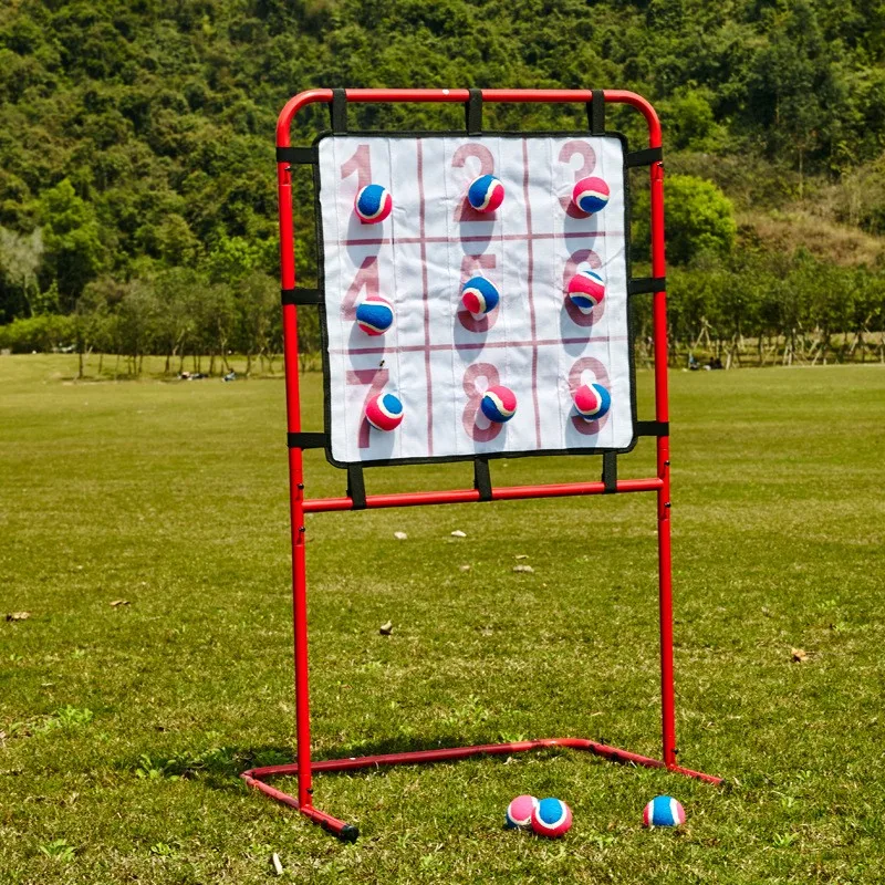 

1set Jiugongge Throwing Quasi Game Props Equipment Lawn Target Toss Game Set for Family Baseball Training Board
