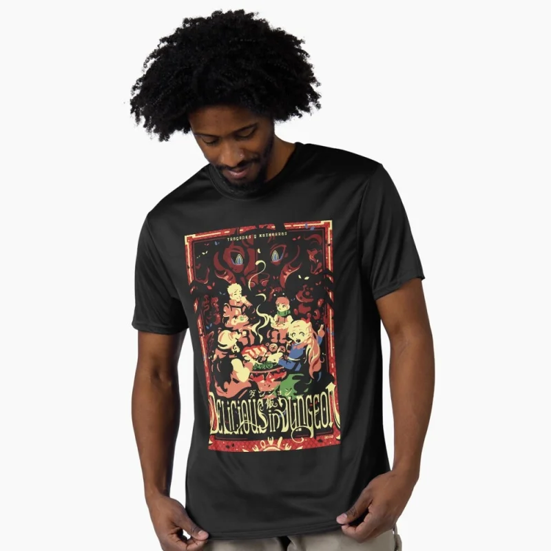 Camiseta de regalo Tragones y Mazmorras 0409 Delicious in Dungeon para jugadores de RPG, ropa gráfica Dungeon Meshi, tops de todas las tallas S-6XL