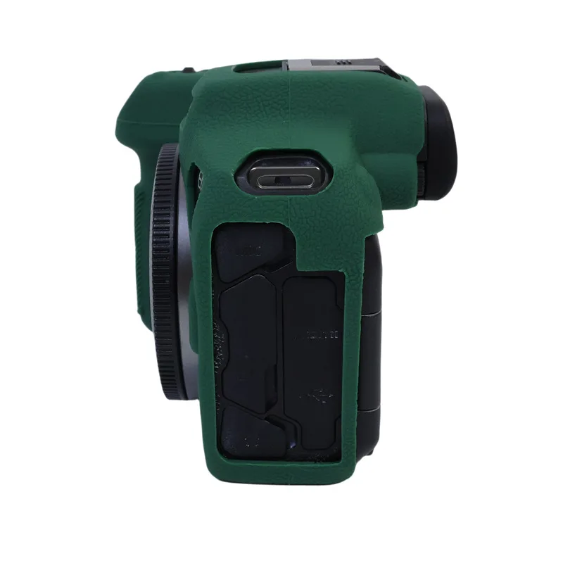 強化ガラス液晶保護フィルム + キヤノン EOS R7用、マイクロ一眼カメラバッグシリコンケース R7ケース ソフトラバーケース