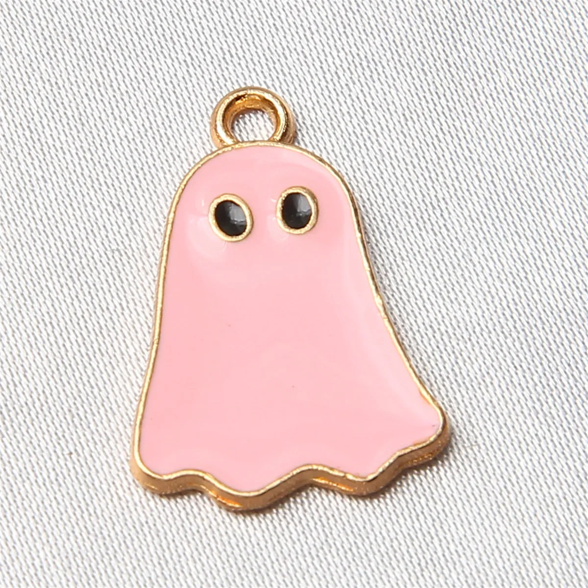 50pcs cute cartoon accessories Black and white Little devil Little Dinosaur dripping oil alloy pendant pendant accessories image 3