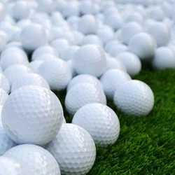 Blank Practice Training Custom Golf Balls, 2 Layers, Driving Range, Premium Quality