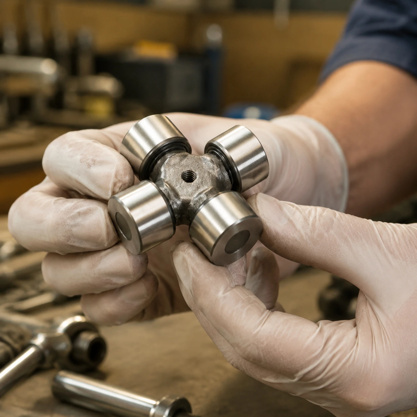 Automotive Drive-Shaft Cross Bearing P0 Precision Universal-Joint Cross Bearing U-Joint Fatigue-Resistant Long-Lasting