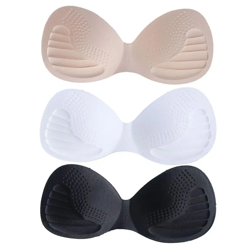 Breast Pad Women's Swimsuit Padding Inserts Foam Triangle Sponge Pads Chest Cups Bikini for Enhanced