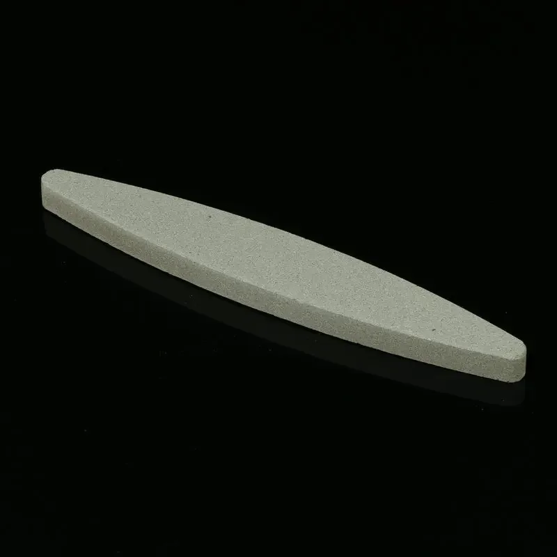 One Piece 240 Grit Alumina Ship Type Oval Whetstone Household Kitchen Outdoor Fast Sharpener Available Bladesharpening Stone