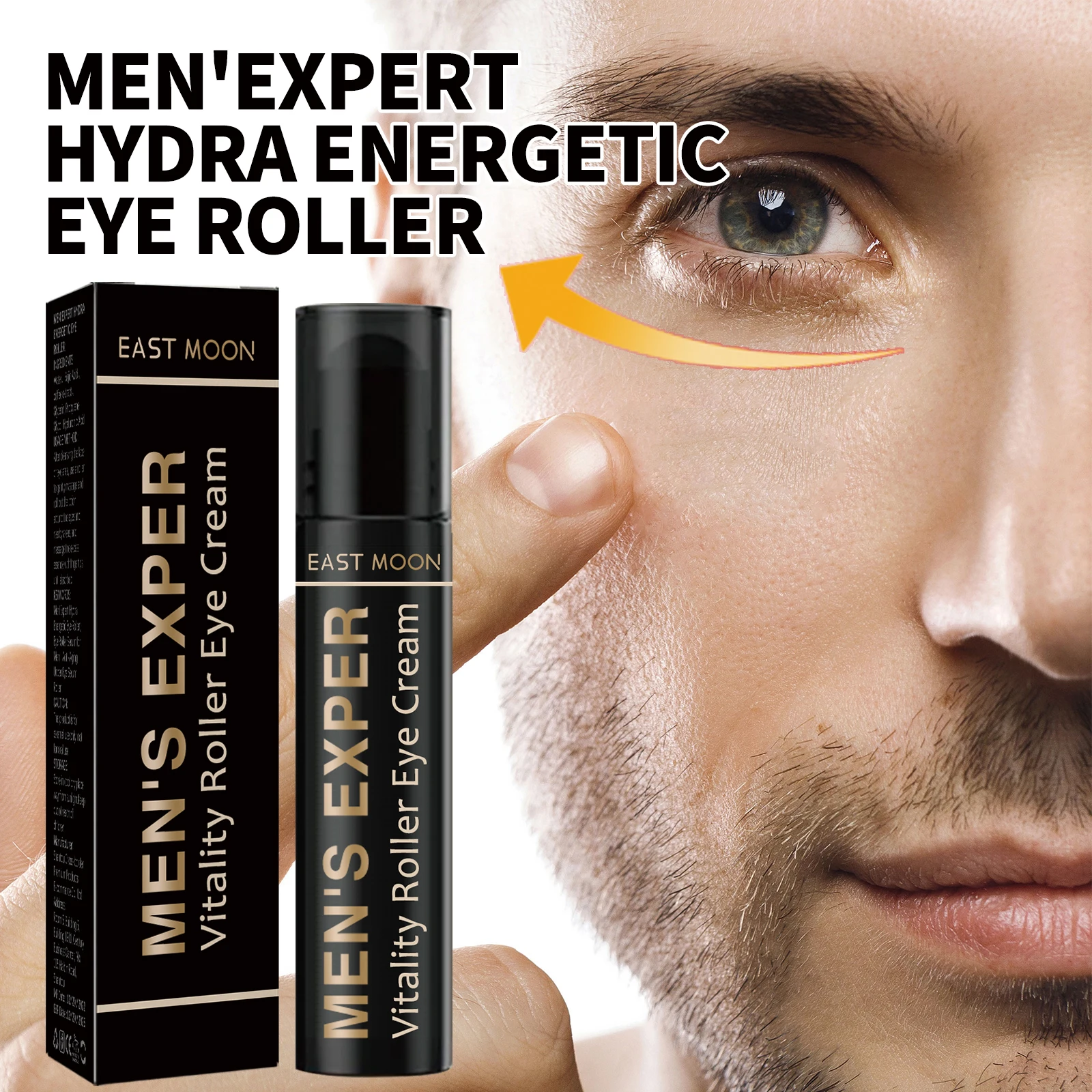 Crema para ojos con Retinol para hombre, bolsa para ojos, crema reafirmante para levantar, aclaramiento de ojeras, reparación instantánea de ojos, suero en barra, Gel eliminador