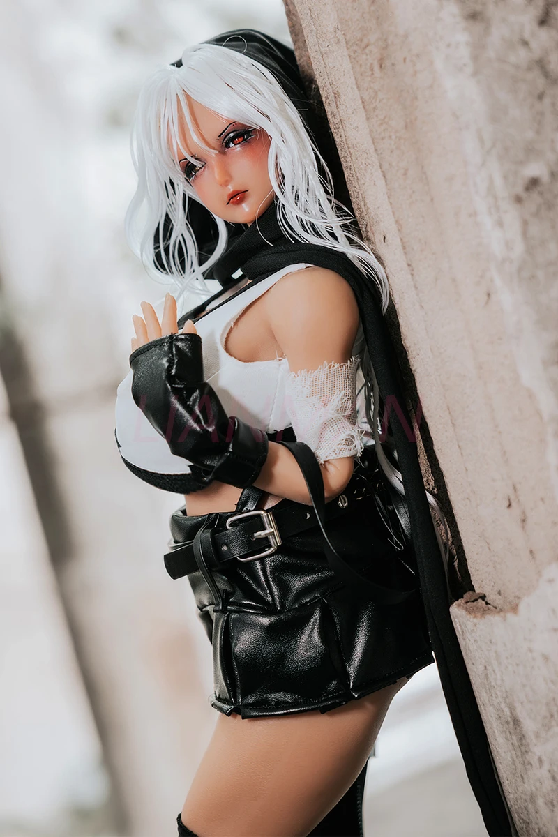 62cm 흰 머리 절묘한 실리콘 관절 인형 1/3 모델 장난감, BJD 인형 소장 인형