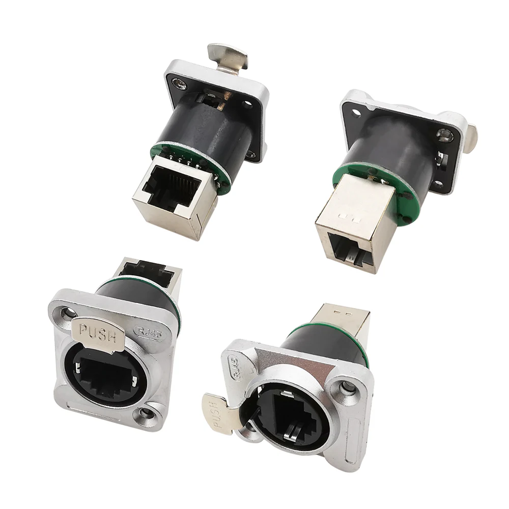 

1 шт. Стандартный/прямоугольный сетевой разъем RJ45 Jack, 90/180 градусов, RJ45 8P8C, Женская панель печатной платы, адаптер