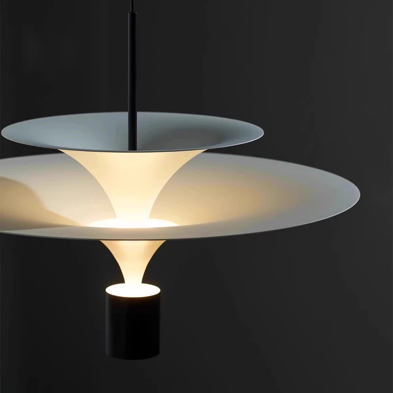 

Italian Minimalist Restaurant UFO Pendant Light Modern High Round Table Bar Counter Bedroom Bedside Ambient Chandelier