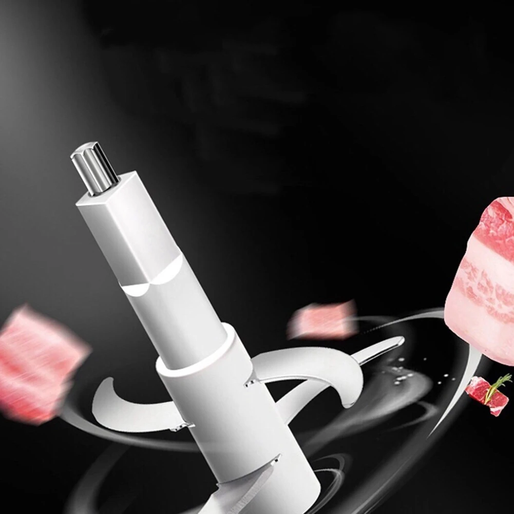 

ABJT-Electric Food Processor Chopper Two Speeds 1.8L Glass Bowl Blender Meat Grinder Vegetable Food Processor For Babyfood EU Pl