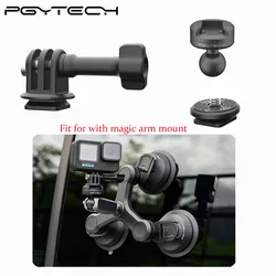 PGYTECH CapLock Action Camera Ball-head Quick Release Set  20mm For GoPro Insta360 DJI and Smartphones