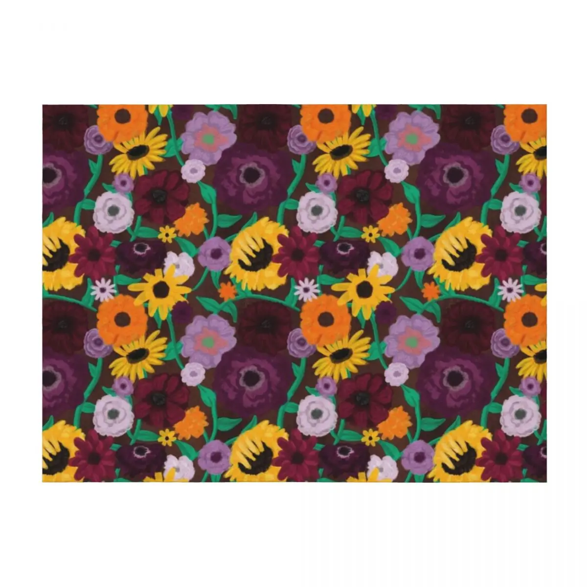 

Surprise Song Piano Flowers Acoustic Set Throw Blanket Blankets For Sofas Nap Warm Soft Beds Blankets