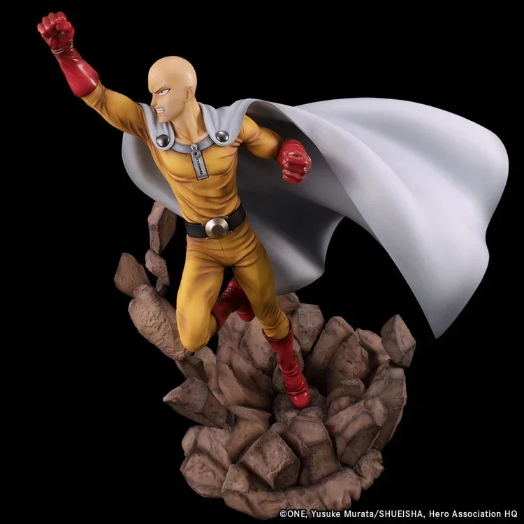 หุ่นอะนิเมะยักษ์ Saitama Failor Failure ดีไซน์แบบดั้งเดิมหุ่นของเล่นฟิกเกอร์แอ็กชันสำหรับเด็กผู้ชายคอลเลกชันตุ๊กตาพีวีซีมีสินค้าในสต็อก