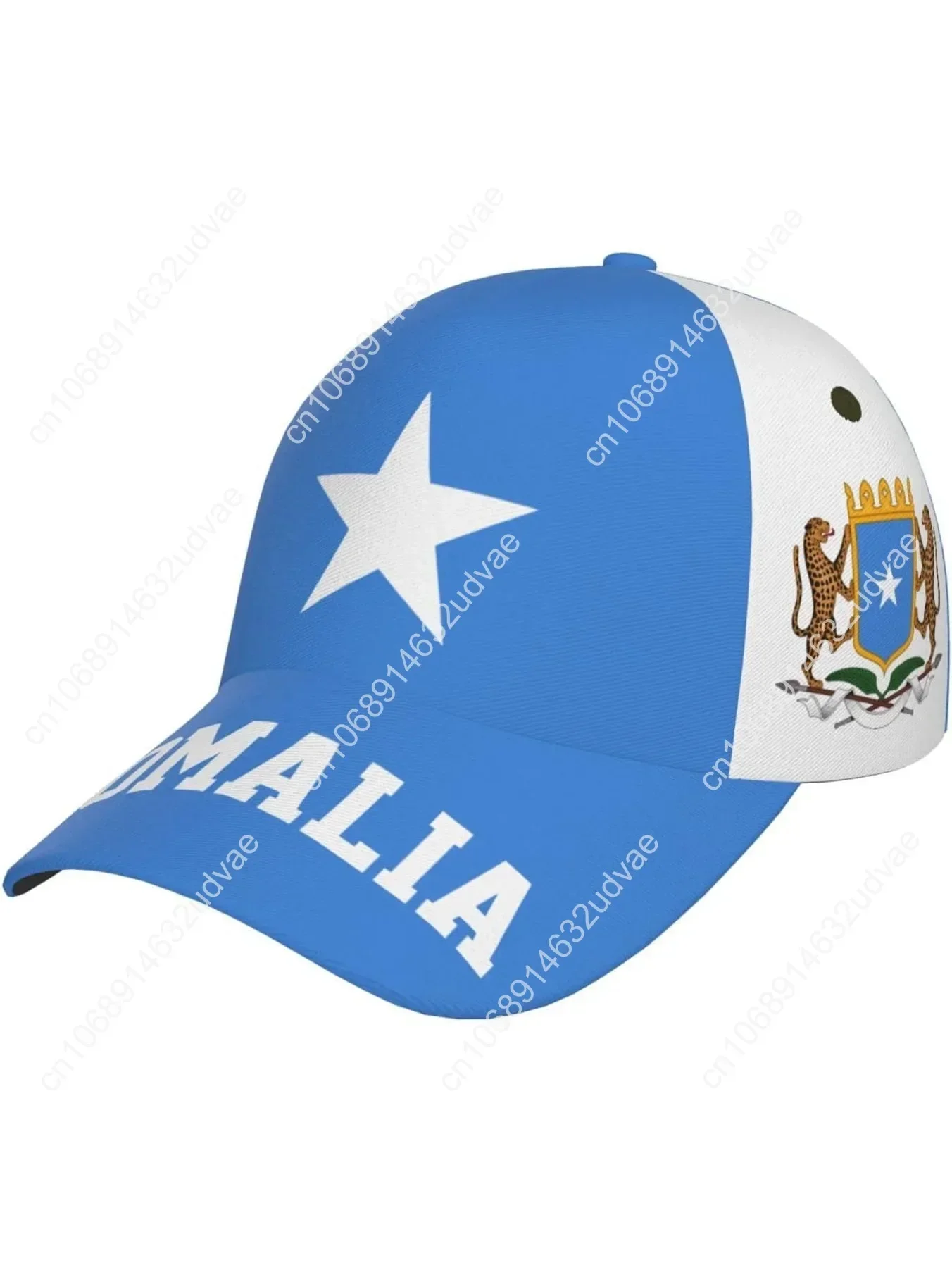 

Somalia Flag Baseball Cap 3D Full Print Adult Unisex Adjustable Hat Soccer Patriotic Caps