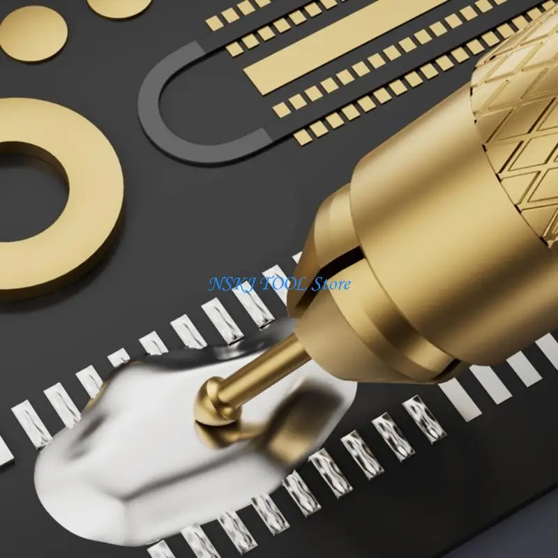 Aiguille traînée en étain résistante à Corrosion, poignée ergonomique L8RC pour des tâches travail détaillées