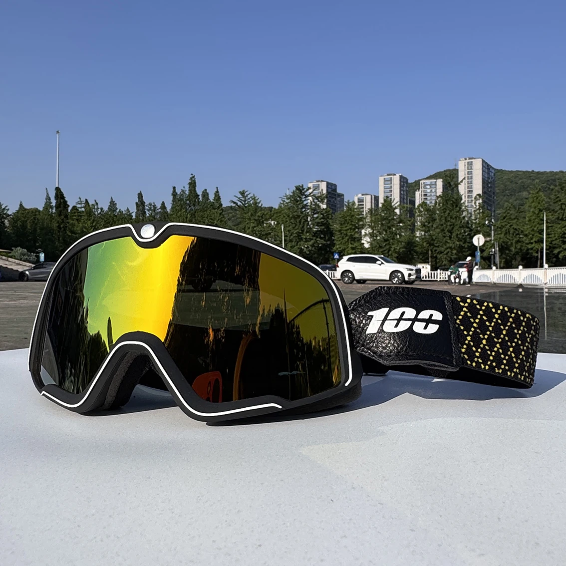 

High Quality 100 Motorcycle Goggles MX Dirt Bike ATV Ski Outdoor Sports Classic Motocross Glasses Scooter Googles Cycling Mask